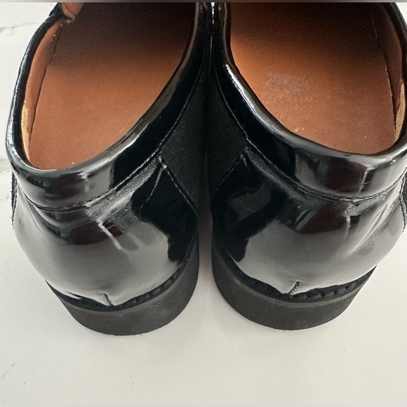 Donald Pliner Clio Leather loafers shiny patent with croc design fit 8.5 to 9 - Picture 5 of 8